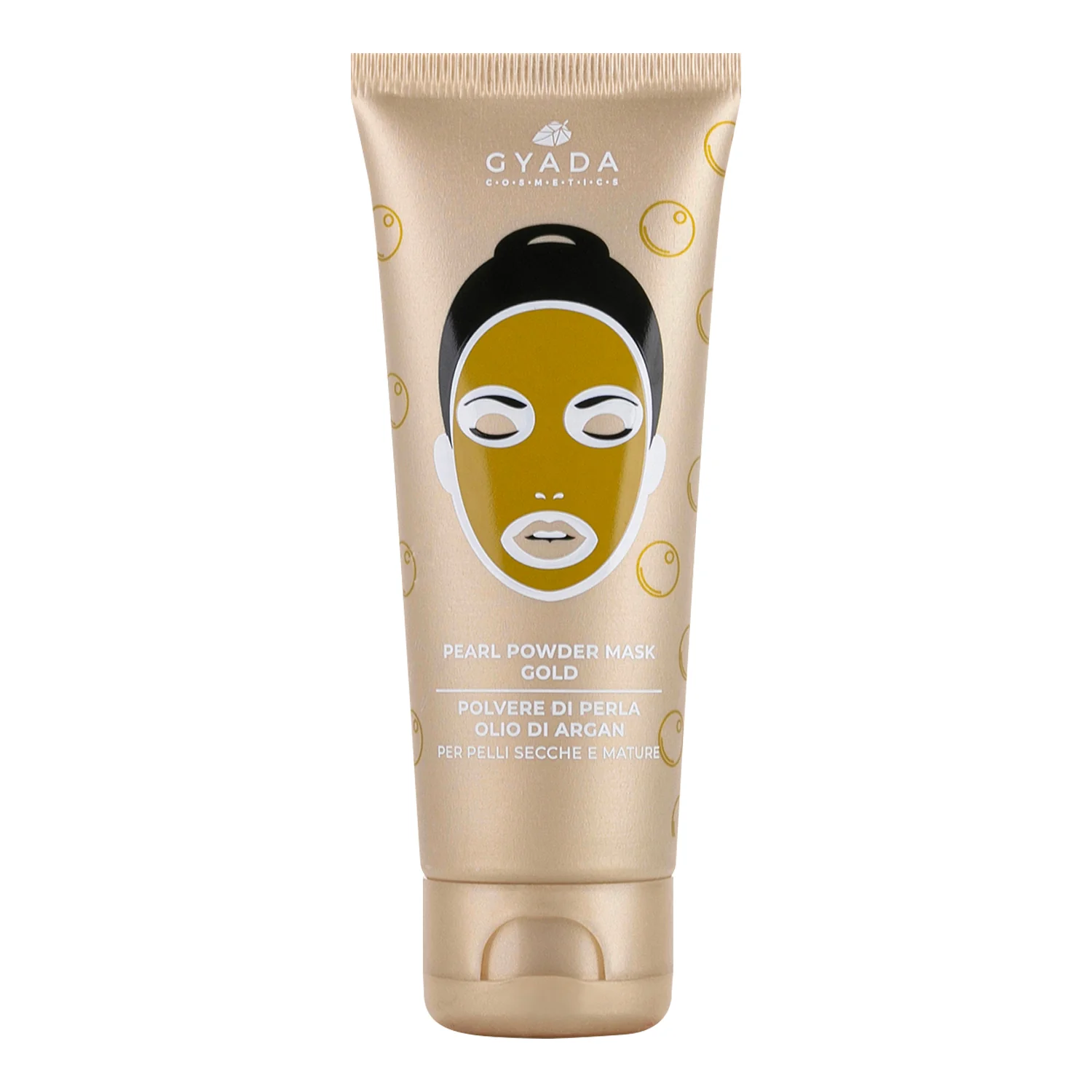 Mascarillas faciales en crema con polvo de perlas - Oro - Mascarilla facial antiedad