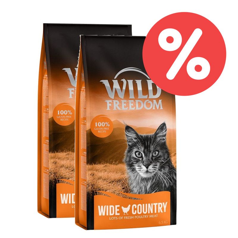 Sparpaket Wild Freedom Trockennahrung 2 x 6,5 kg