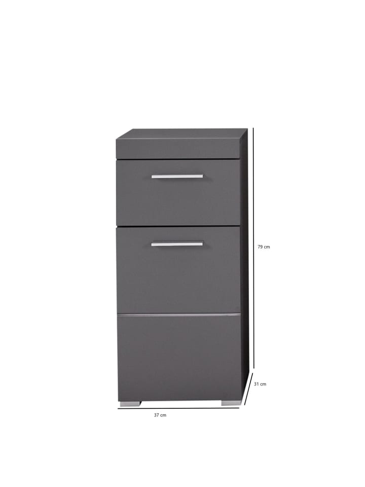 ebuy24 Badschrank AmandaMando Grau 37 x 31 cm günstig kaufen onesize