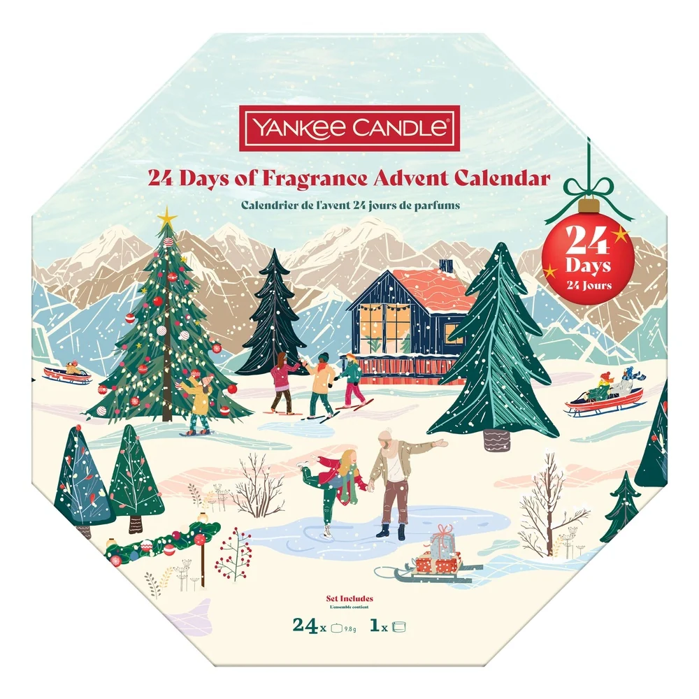 Teelicht-Adventskalender 2025 - Kranz - Adventskalender