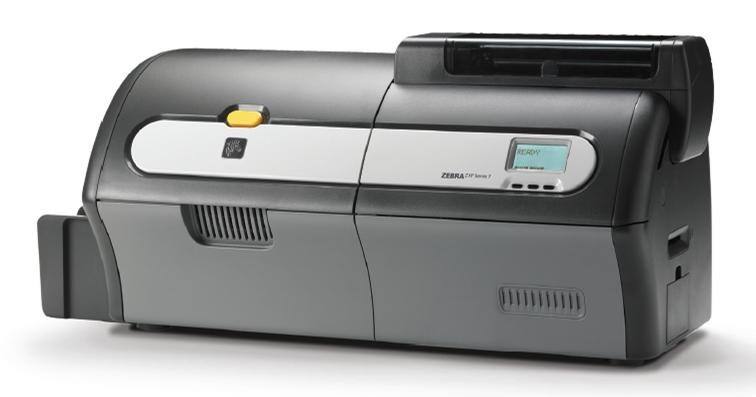 Zebra ZXP Series 7 Z72-A00C0000EM00 Farb Thermal Kartendrucker CR80 Schwarz