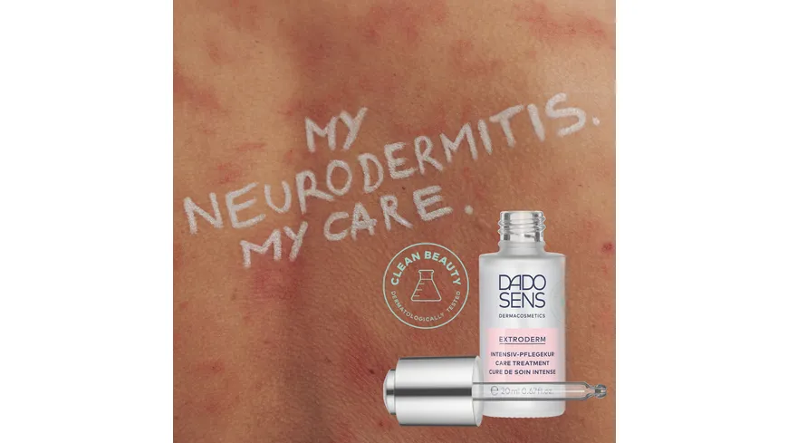 DADO SENS EXTRODERM Intensiv-Pflegekur - bei trockener Haut und Neurodermitis 20 ml