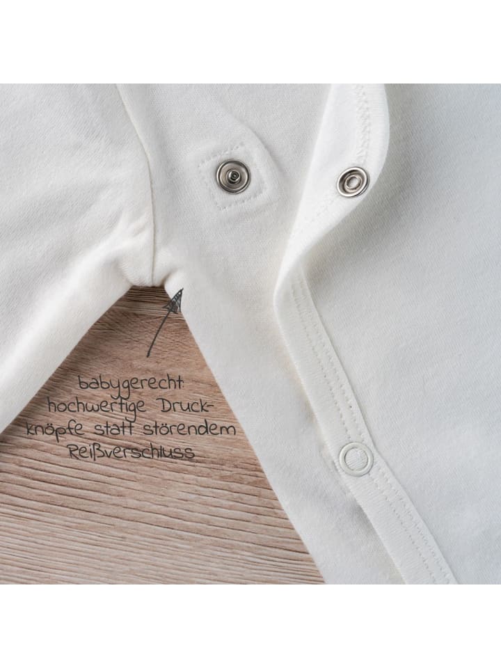 LaLoona Wickelbody Langarm 3er Pack - Natur - in beige günstig kaufen 62/68