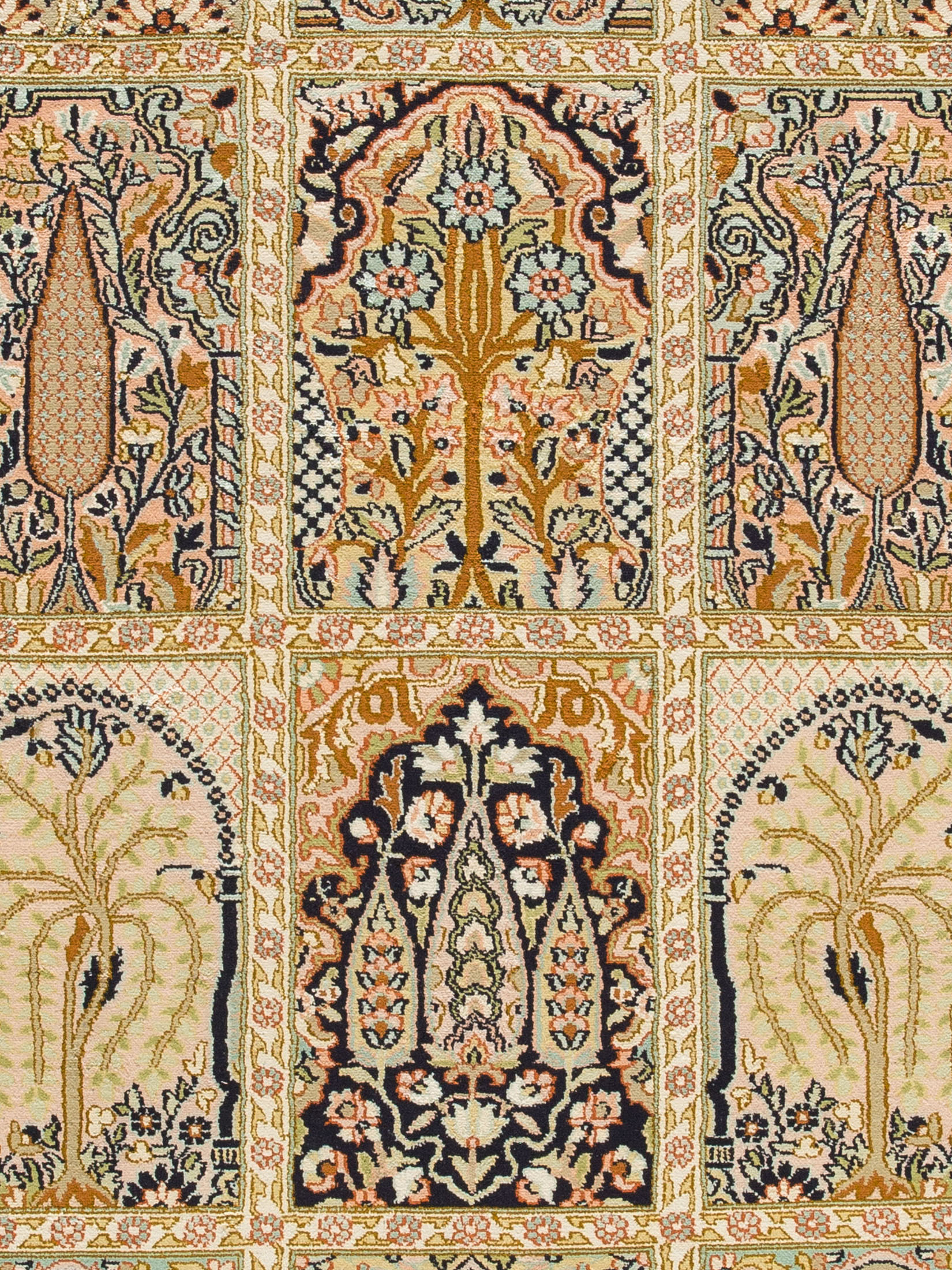 Kaschmir Seide 18/18 ca. 202 x 292 cm, Unikat / Einzelstück