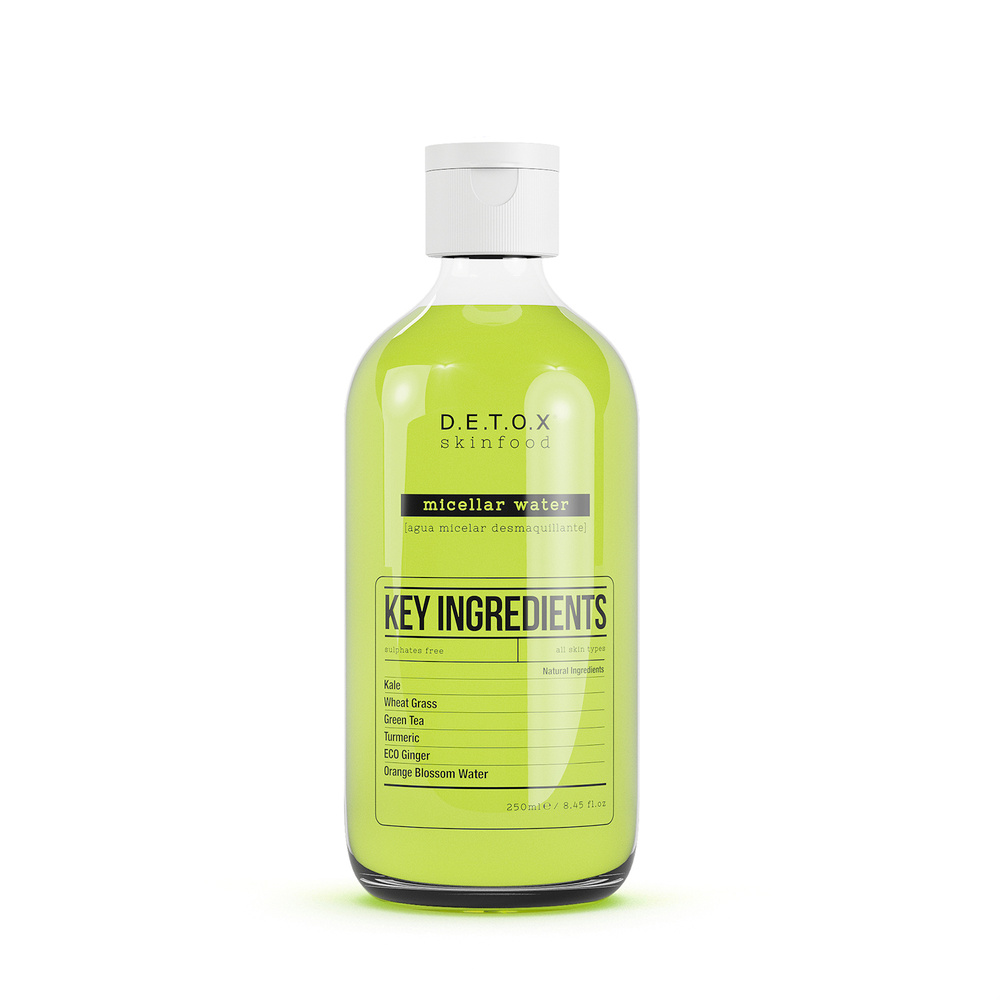 Detox Skin Food EAU MICELLAIR  - Thé vert Eau micellair
