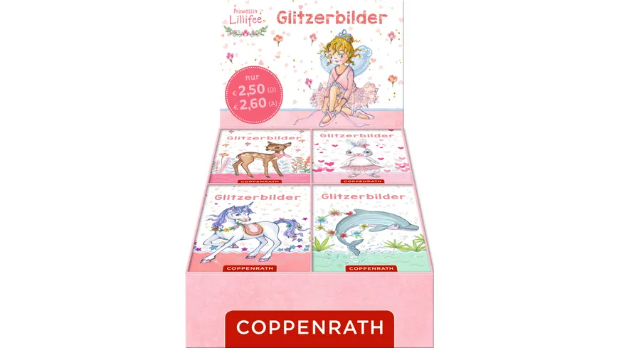 Die Spiegelburg - Prinzessin Lillifee Glitzerbilder, 1 Stück, sortiert