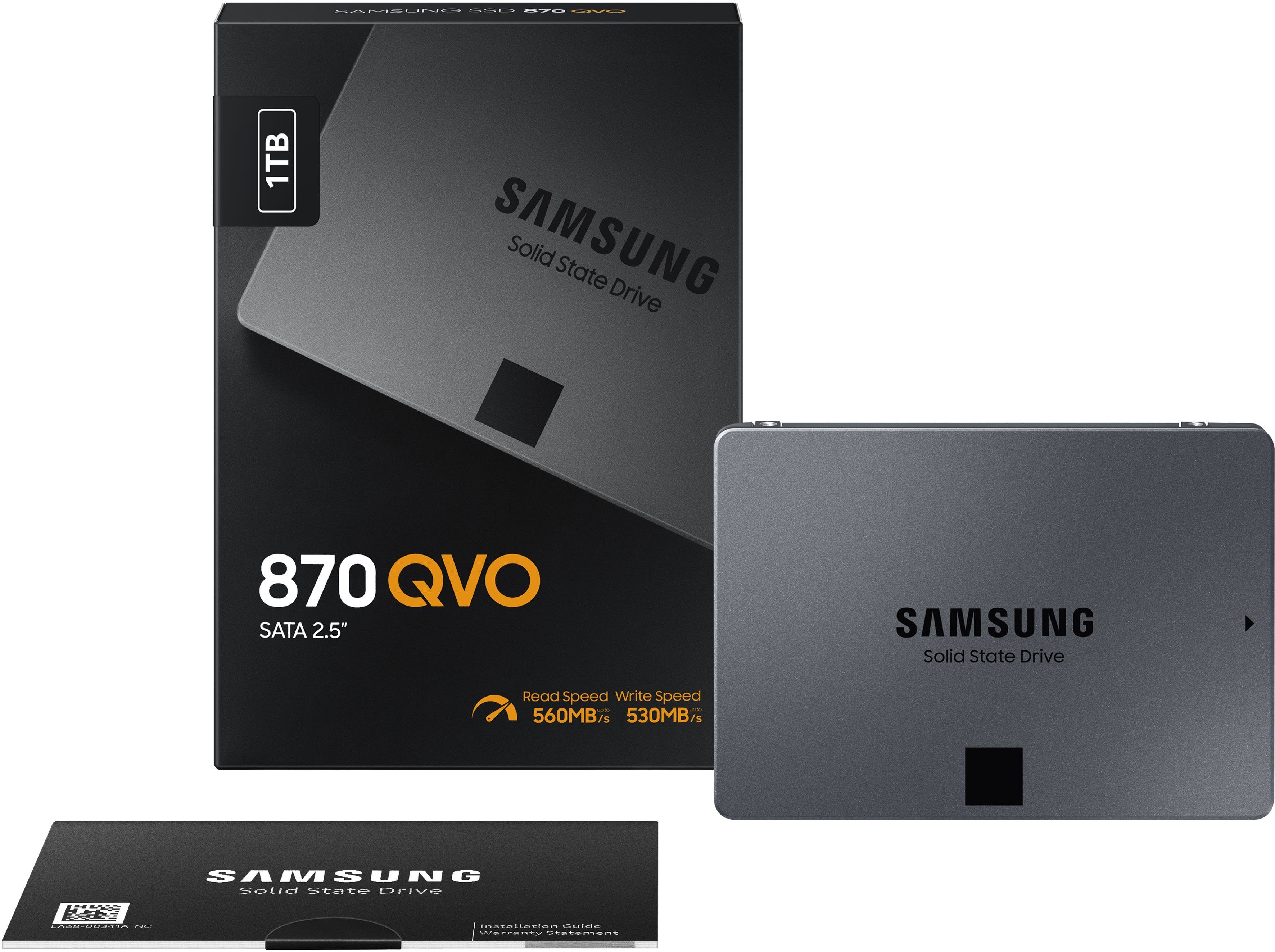 Samsung 870 QVO interne SSD (1 TB) 2,5