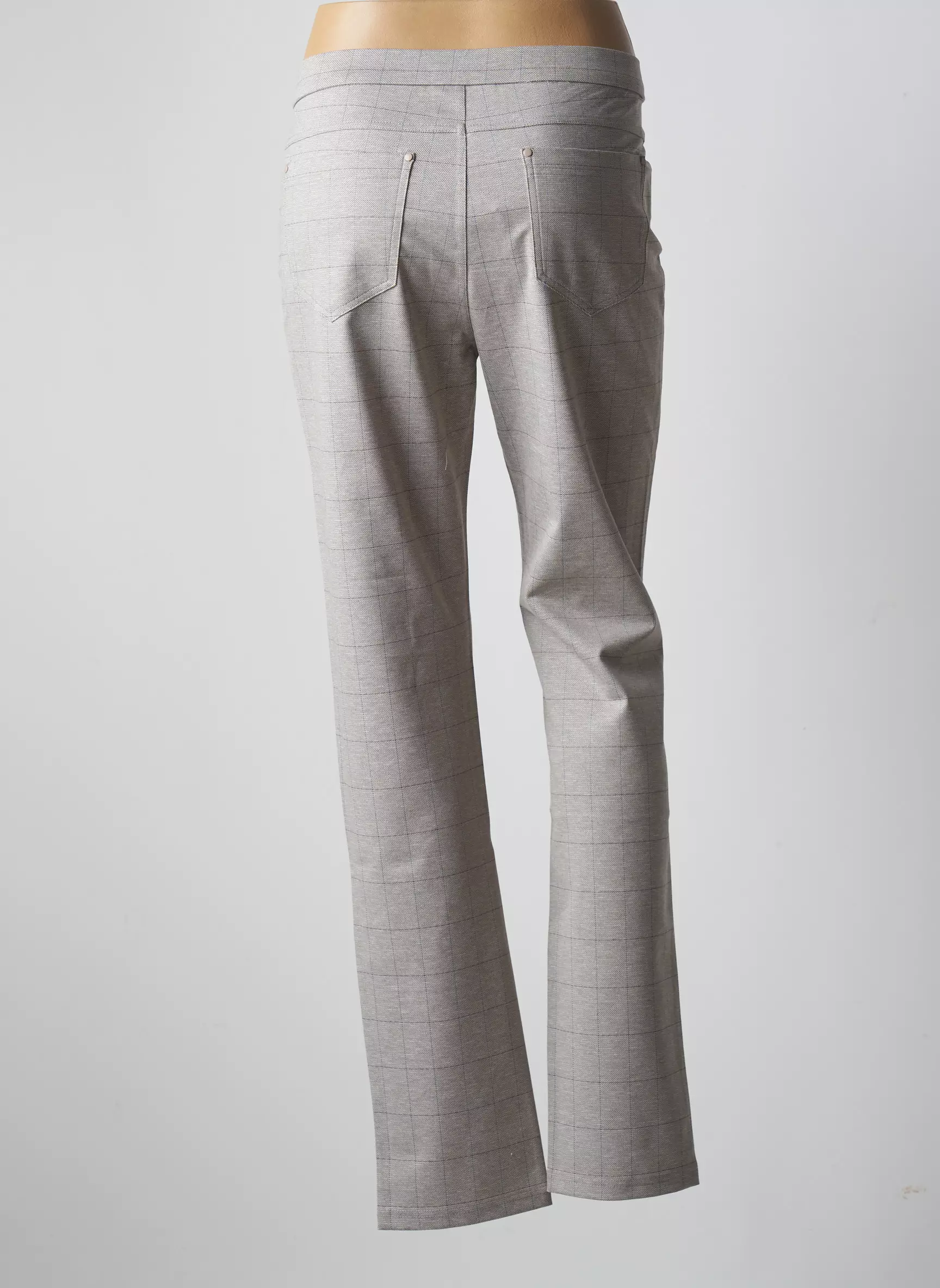 Youline Pantalons Slim Femme couleur gris