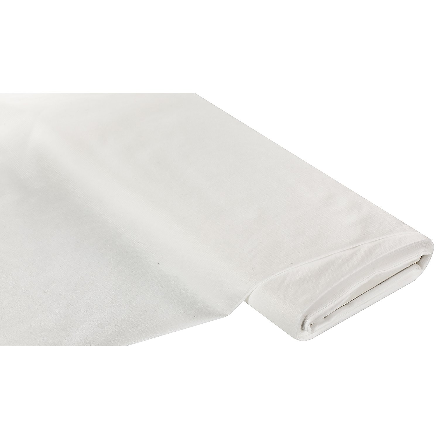 Aufbügel-Vlies Fadenverstärkt, weiß, 50 g/m²