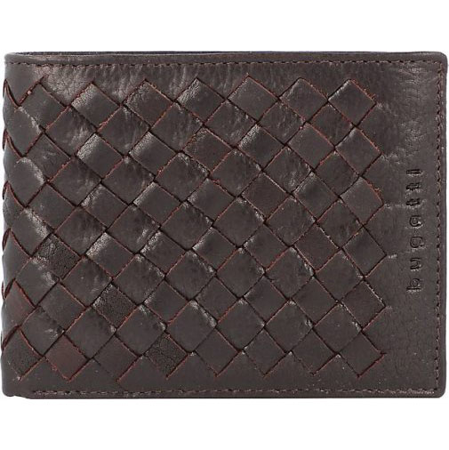 bugatti Woven Geldbörse Leder 13 cm