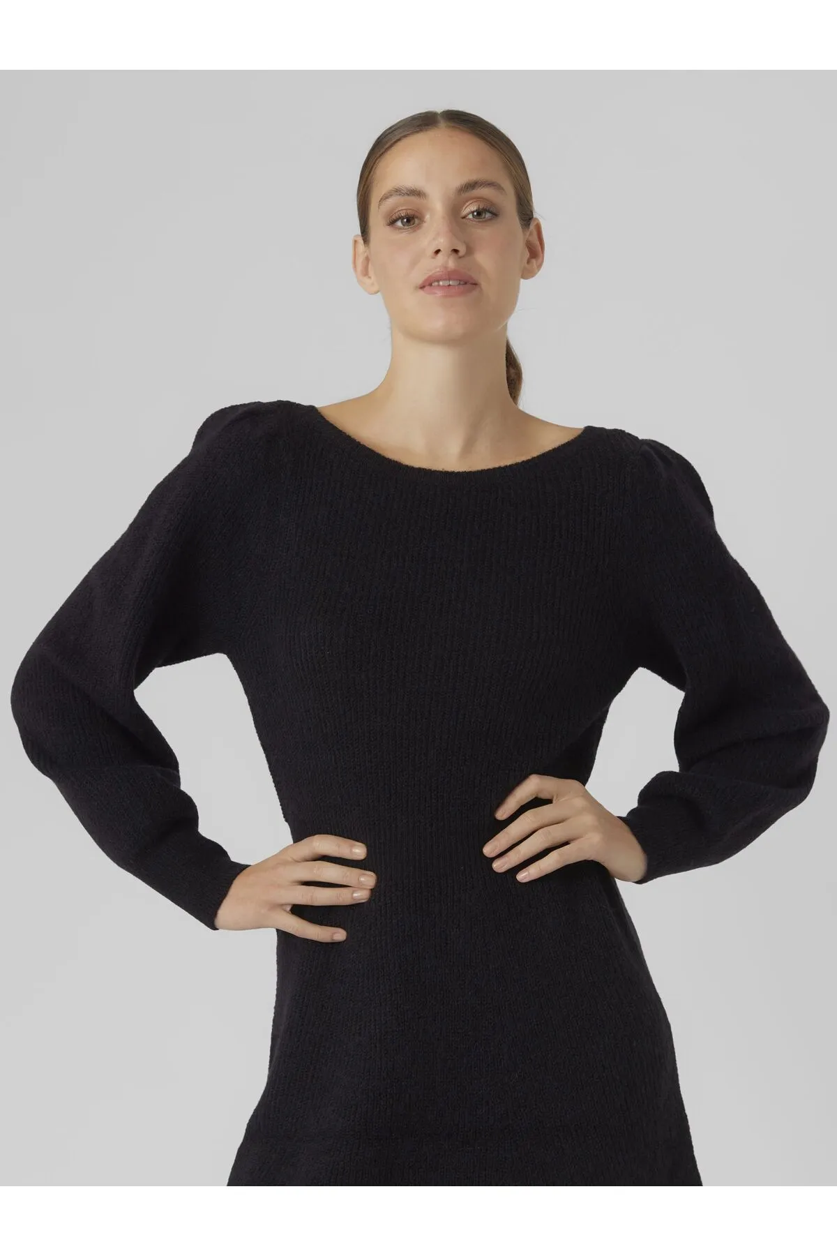 Vero Moda  Strickkleid VMFLAVOUR LS ABK DRESS GA EXC