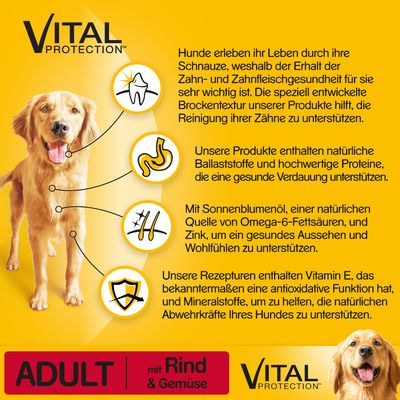 Pedigree Adult mit Rind & Gemüse