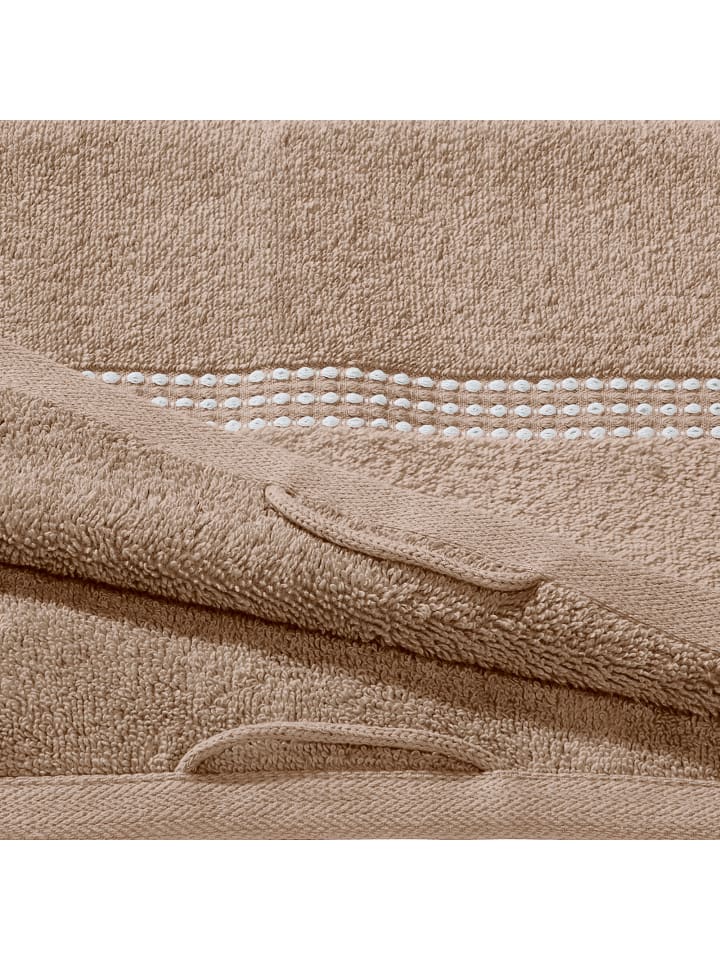 Erwin Müller Frottier Handtuch 6er-Pack Mannheim in beige günstig kaufen 50 x 100 cm
