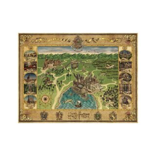 Puzzle: Hogwarts Karte (1500 Teile)