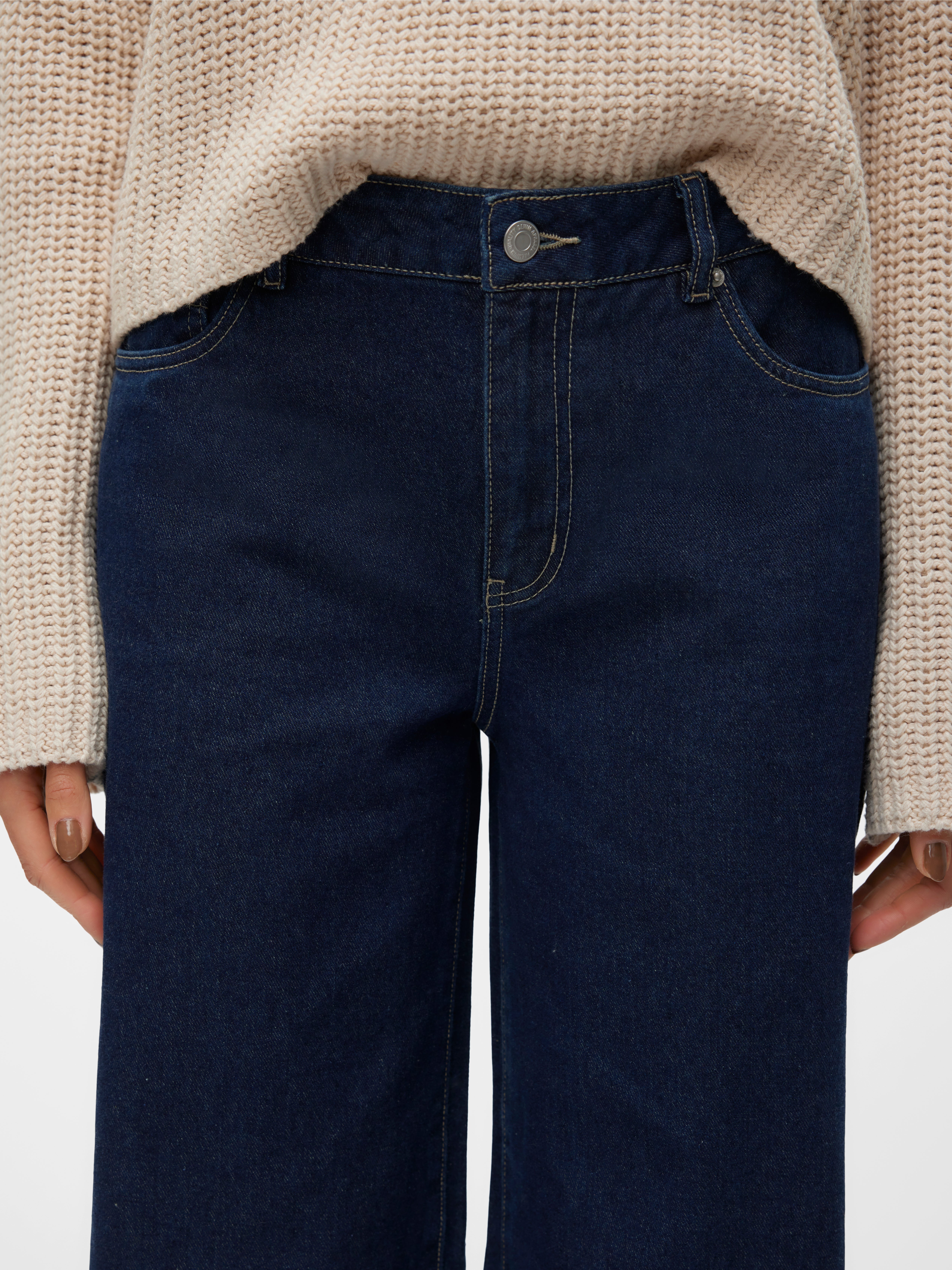 VMREMY Mittlere Taille Weit geschnitten Jeans
