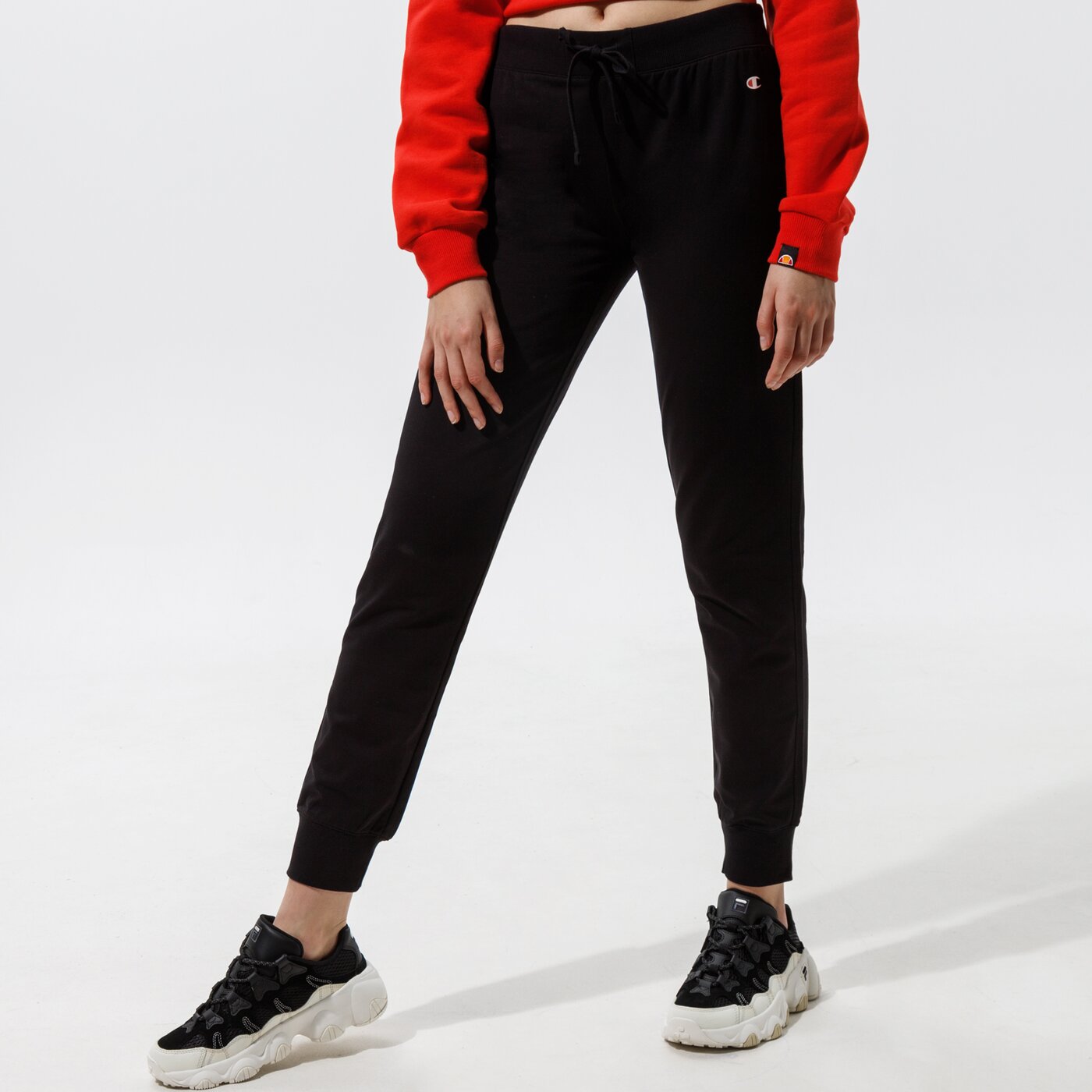 CHAMPION HOSE RIB CUFF PANTS Schwarz