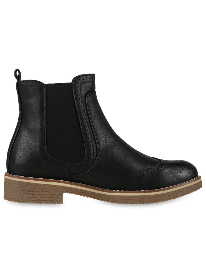 VAN HILL Chelsea Boots Anna in Schwarz günstig kaufen