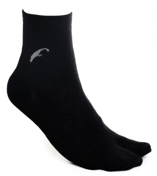 freet ~ TwoToe Bambus Socke ~ schwarz