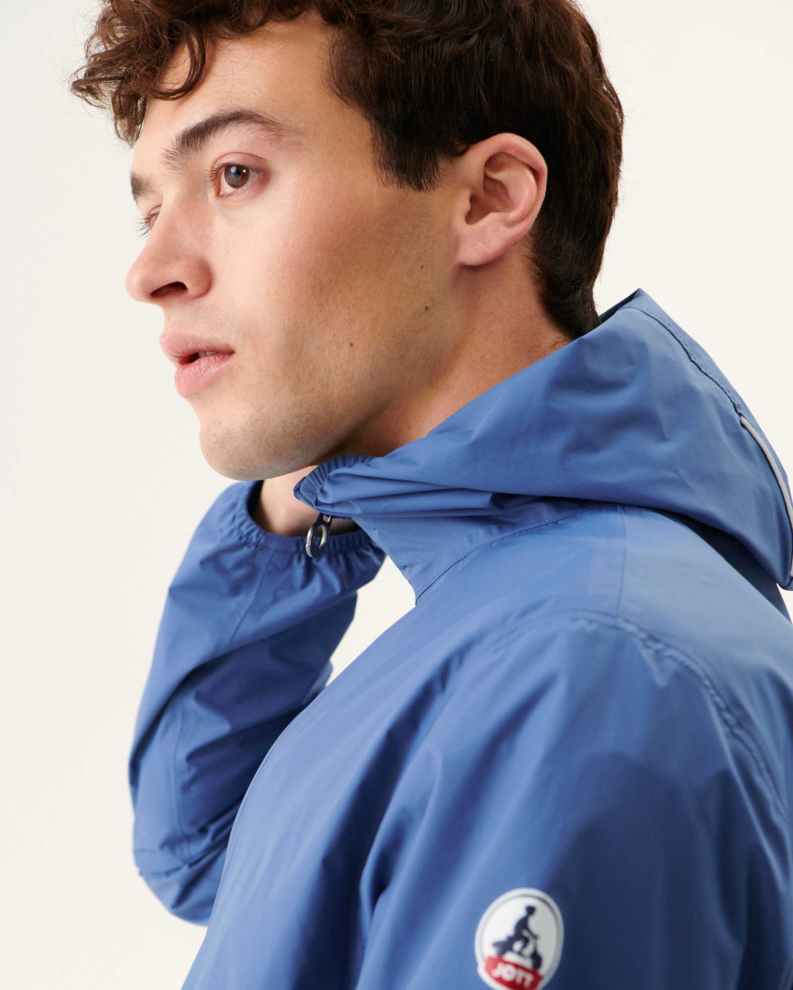 Imperméable long paquetable Bleu jeans Stockholm