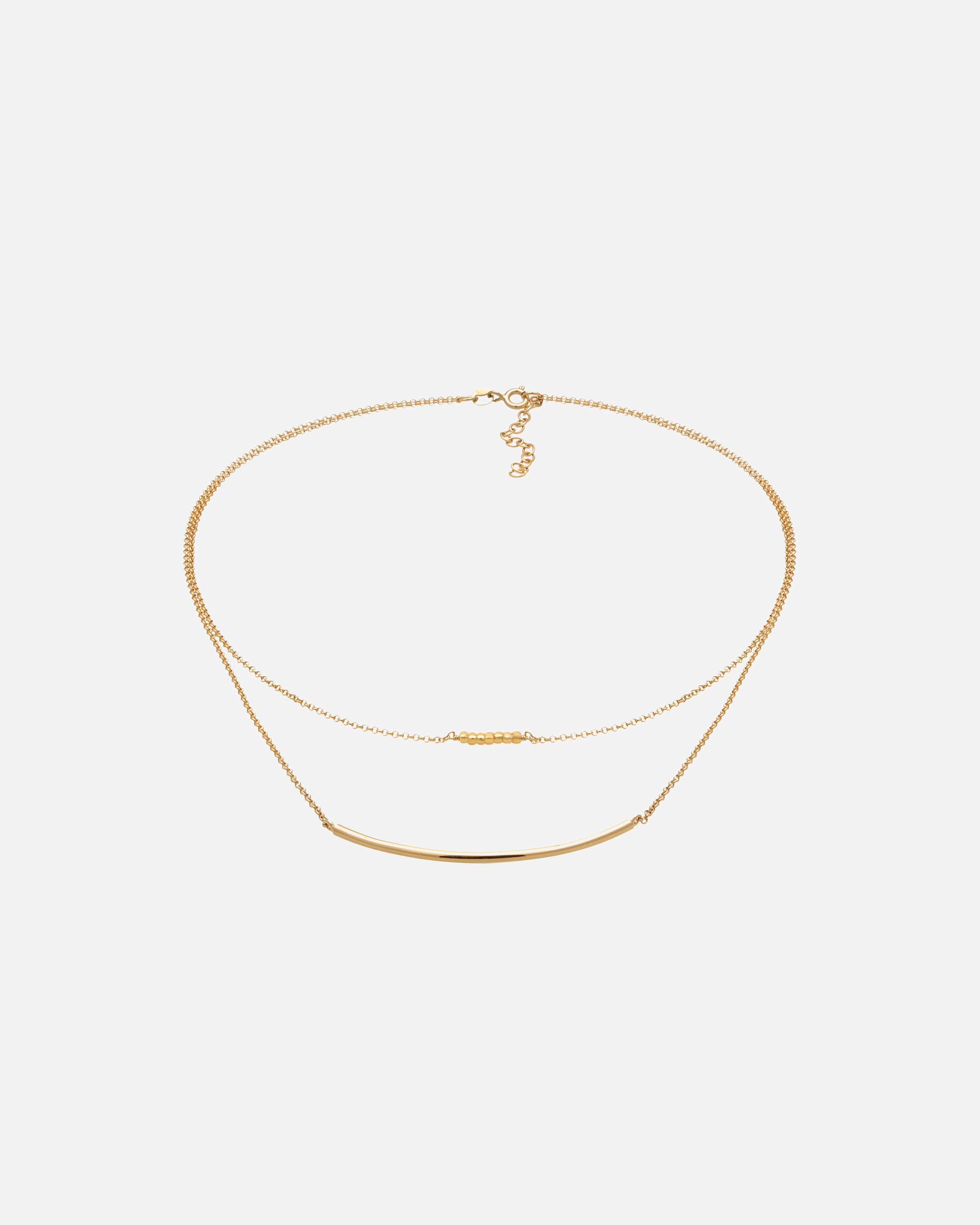 Elli női Basic Cuff pelenkák üveggyöngyökkel, 925-ös sterling ezüstből, aranyozott