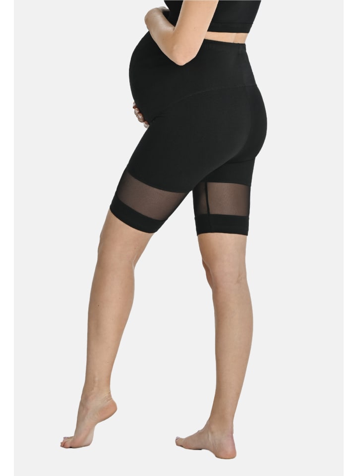 Teyli Schwangerschaftsleggings aus Baumwolle Rebeca in schwarz günstig kaufen