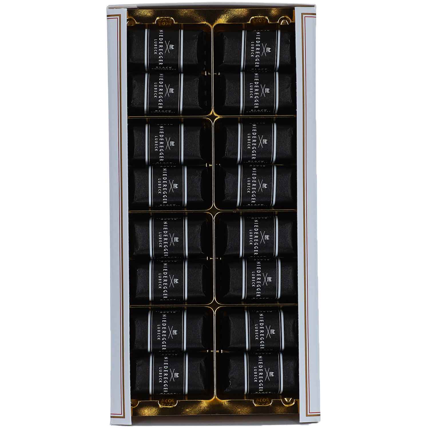 Niederegger Marzipan Klassiker Black & White Black 80×12,5g