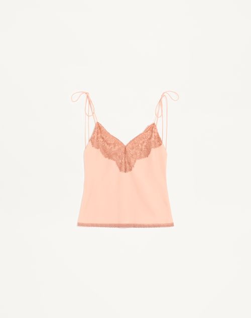 Topo em crepe de chine