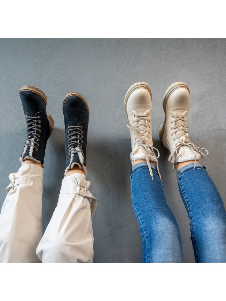 palado Schnürstiefel in blau 320 günstig kaufen