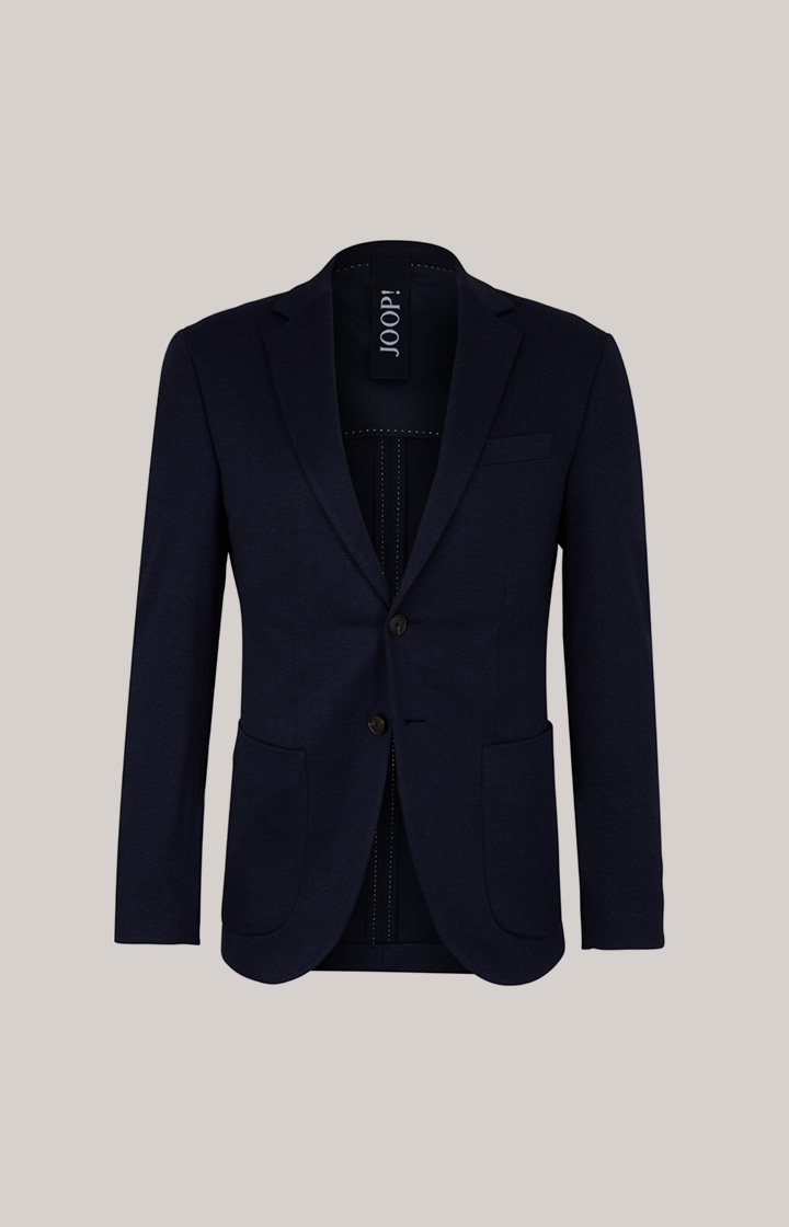 Jersey-Baukasten-Sakko Dash in Navy meliert