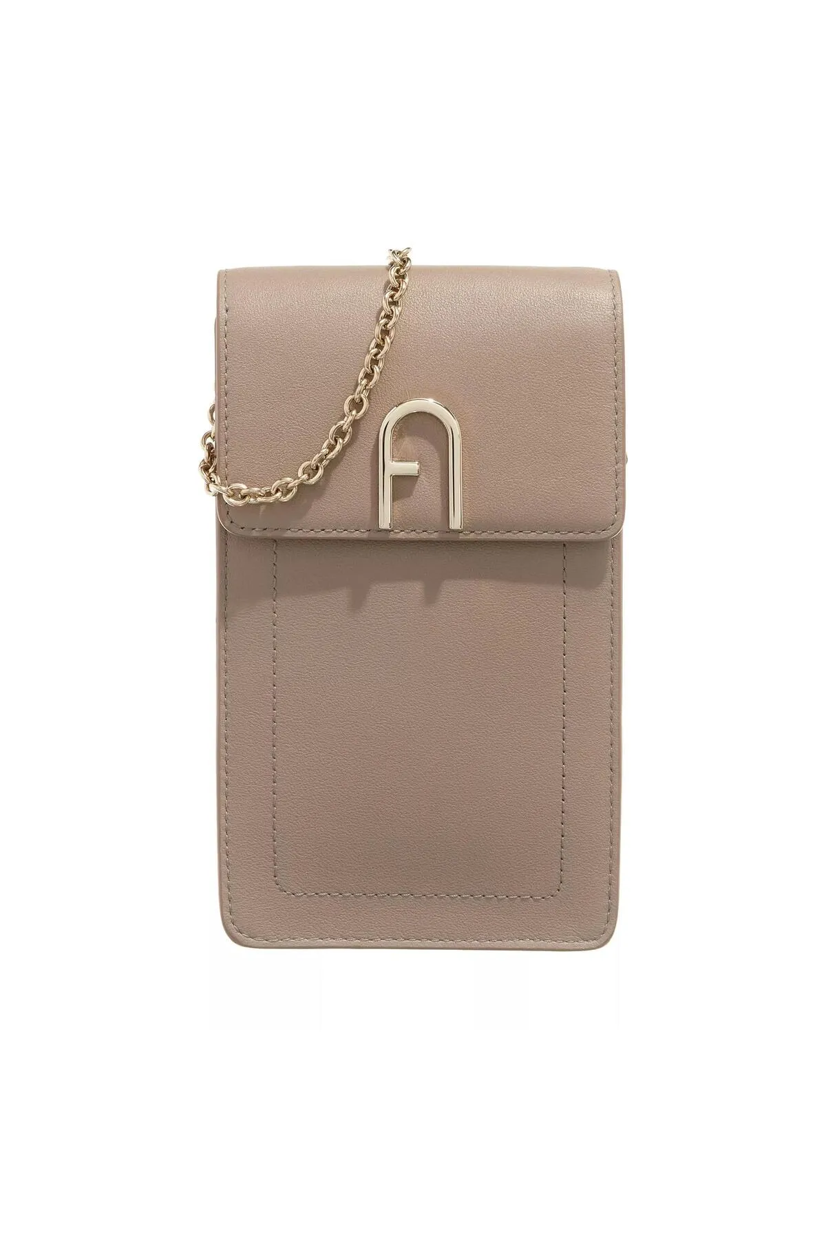 FURLA  Flow Vertical Crossbody Greige