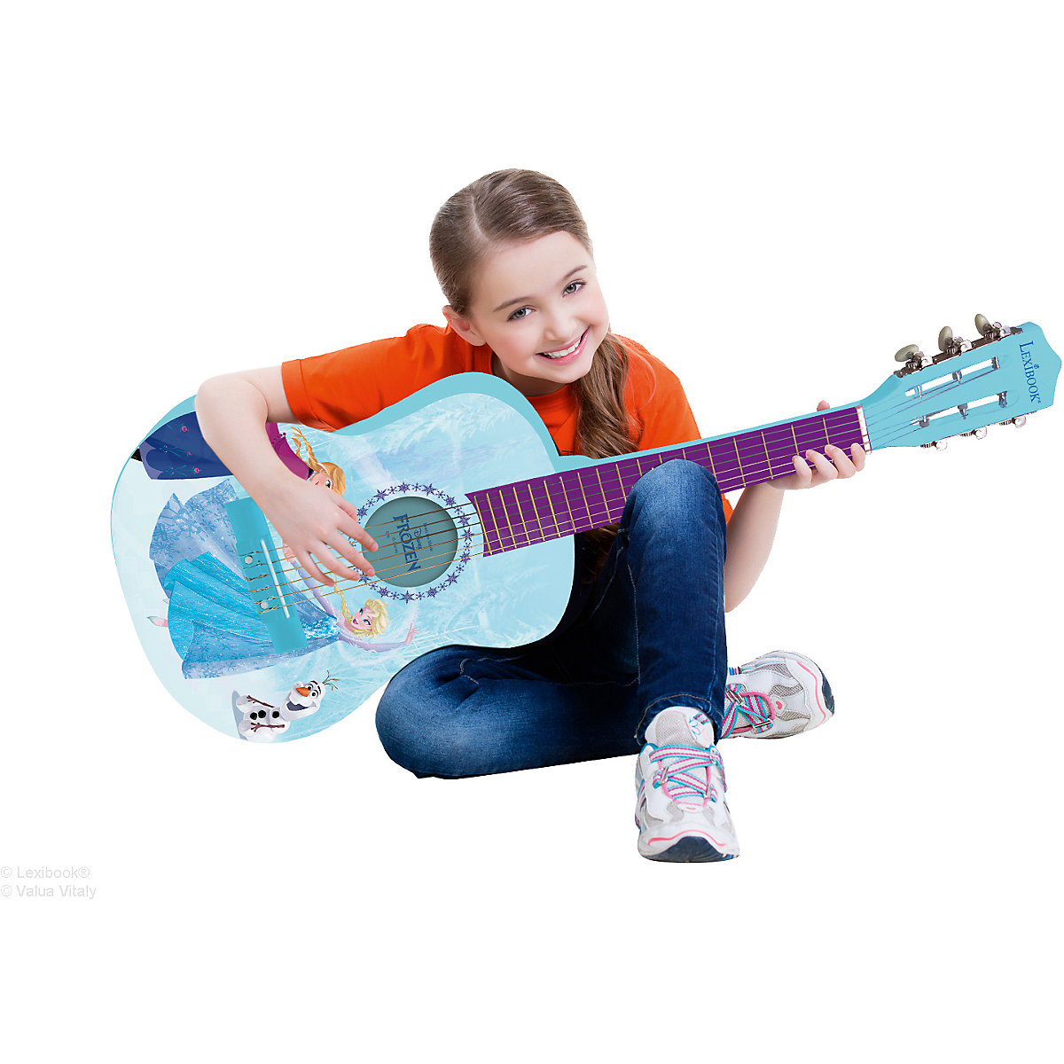 Die Eiskönigin Holzgitarre 78 cm