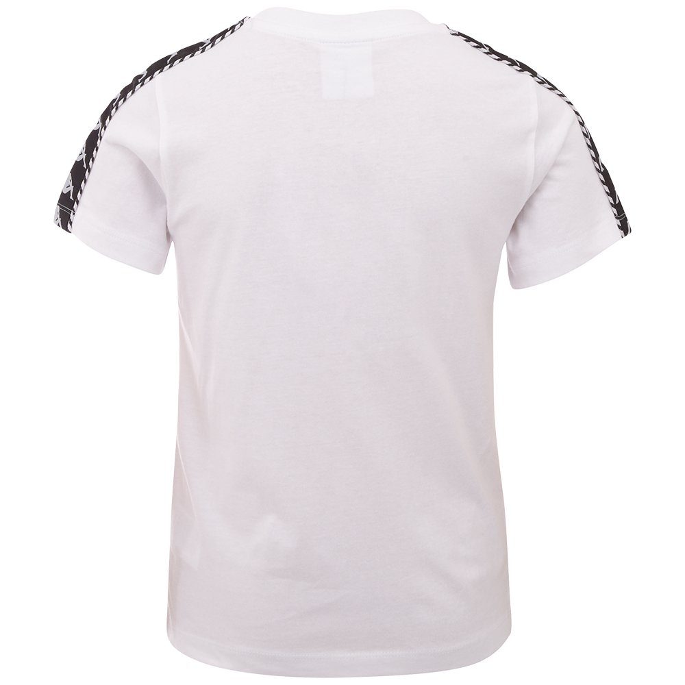 Kappa T-Shirt mit hochwertigem Jacquard Logoband an den Ärmeln