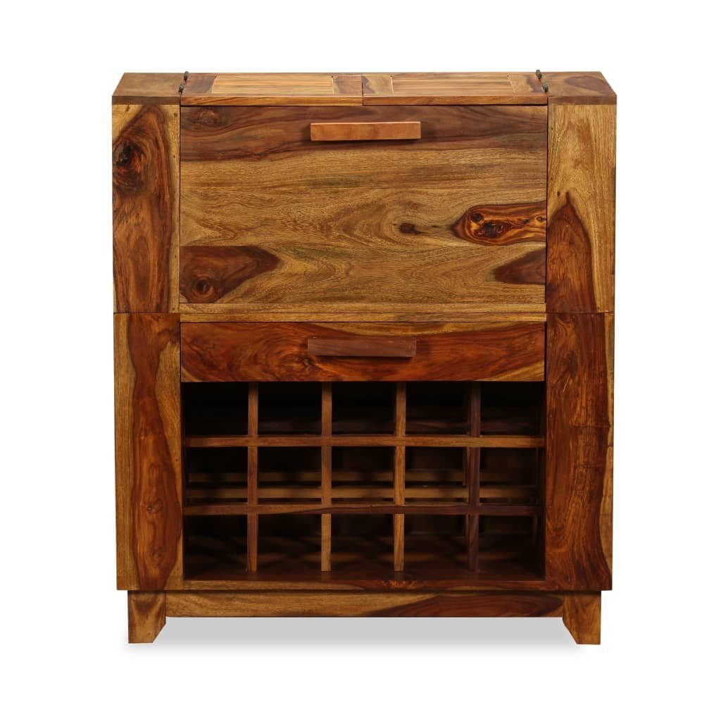 vidaXL Barschrank Barschrank Massivholz 85x40x95 cm