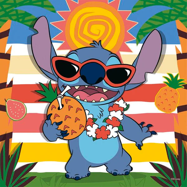 Quebra-cabeça Stitch 3 em 1