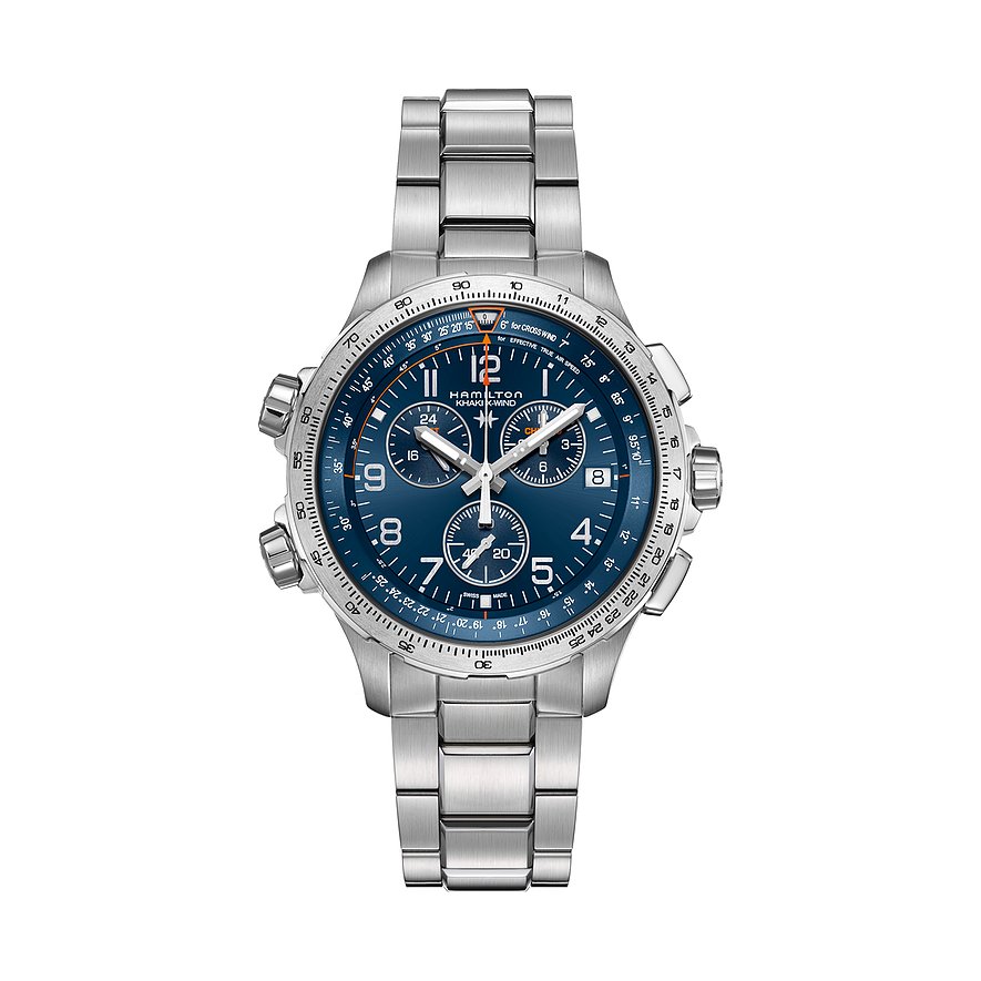 Hamilton Herrenuhr Khaki Aviation X-Wind GMT Chrono Quartz