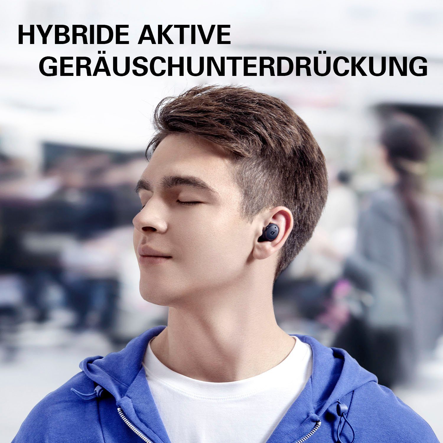 Anker SOUNDCORE Dot 3i Headset (Active Noise Cancelling (ANC), Rauschunterdrückung, Bluetooth)