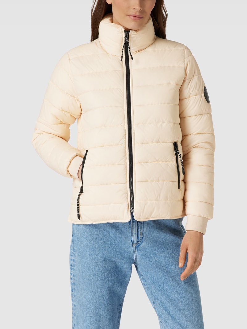Steppjacke mit Label-Patch Modell 'KALira' in sand