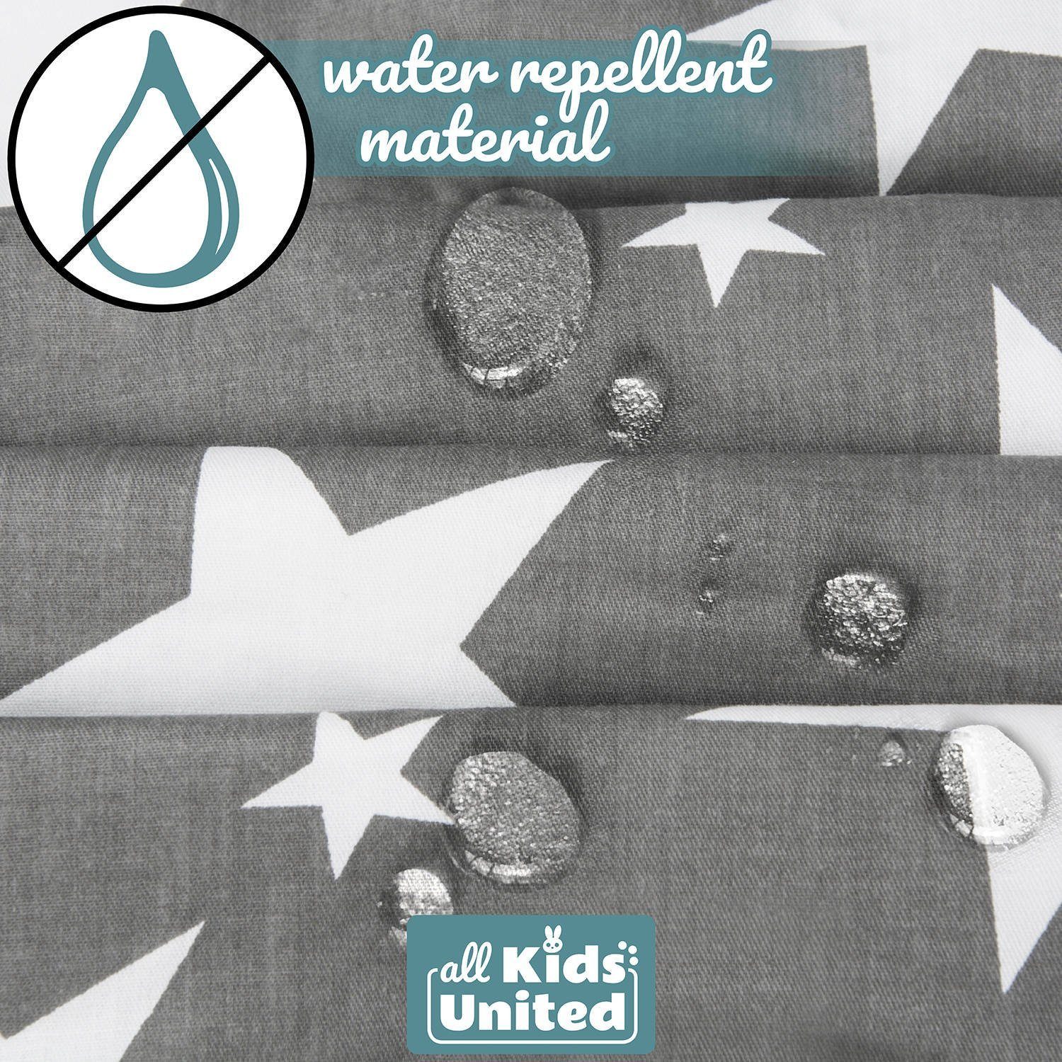 all Kids United Wickelauflage Wickelunterlage Baby Wickel-Decke, atmungsaktive, waschbare Unterlage