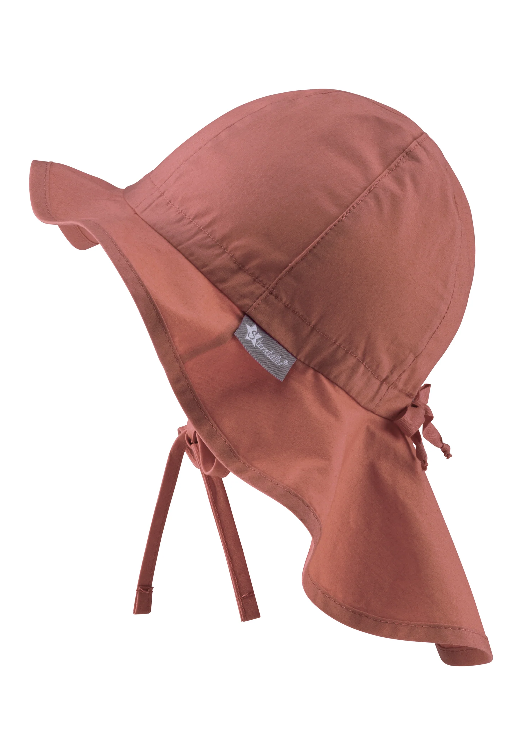 Flapper aus UV-Popeline (Bio) unifarben, UV 50+