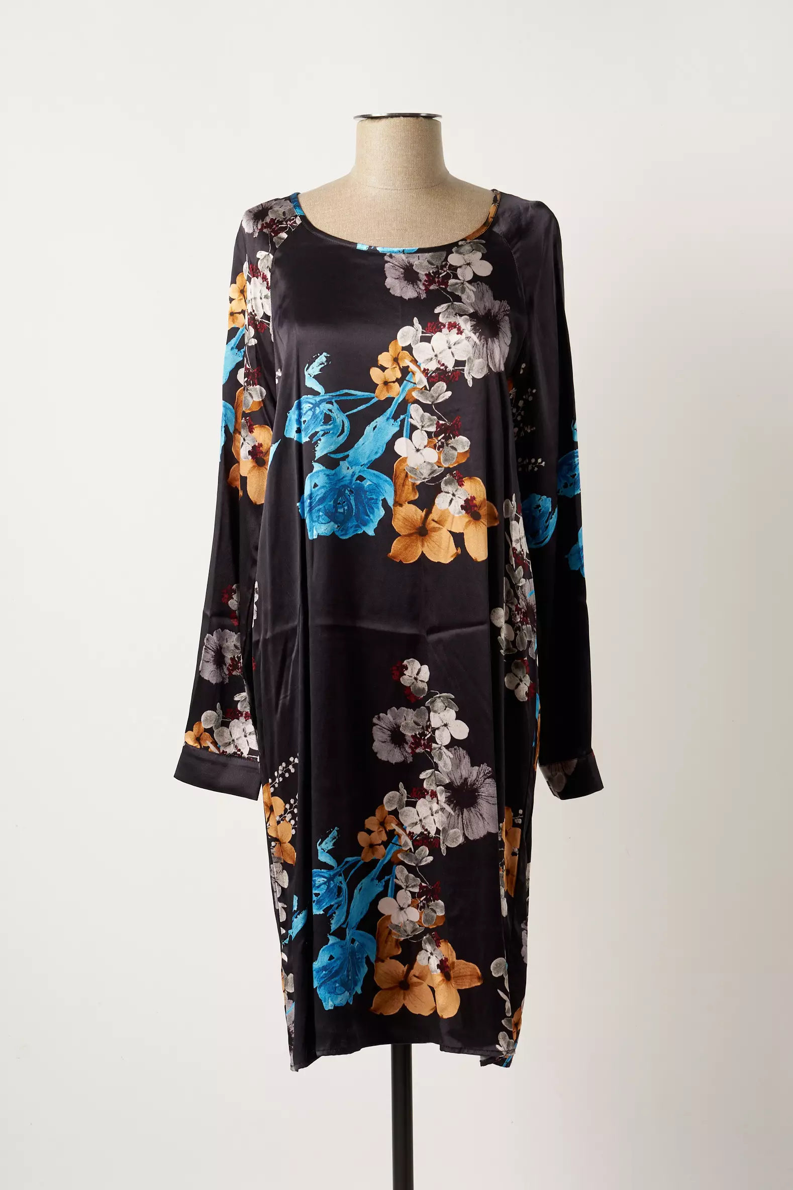 Yaya Robes Mi Longues Femme couleur noir