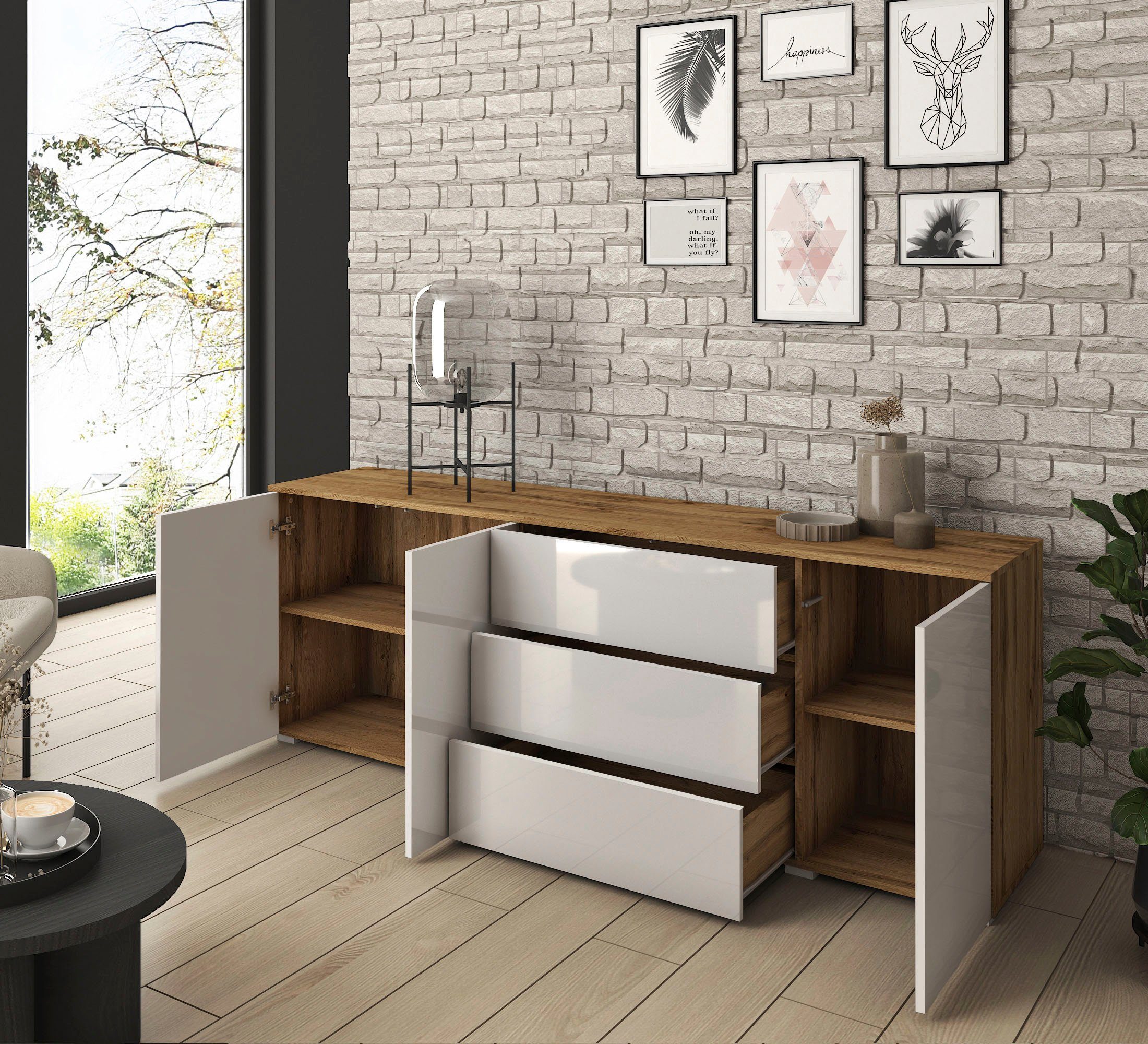 INOSIGN Sideboard Paris, Breite 190 cm