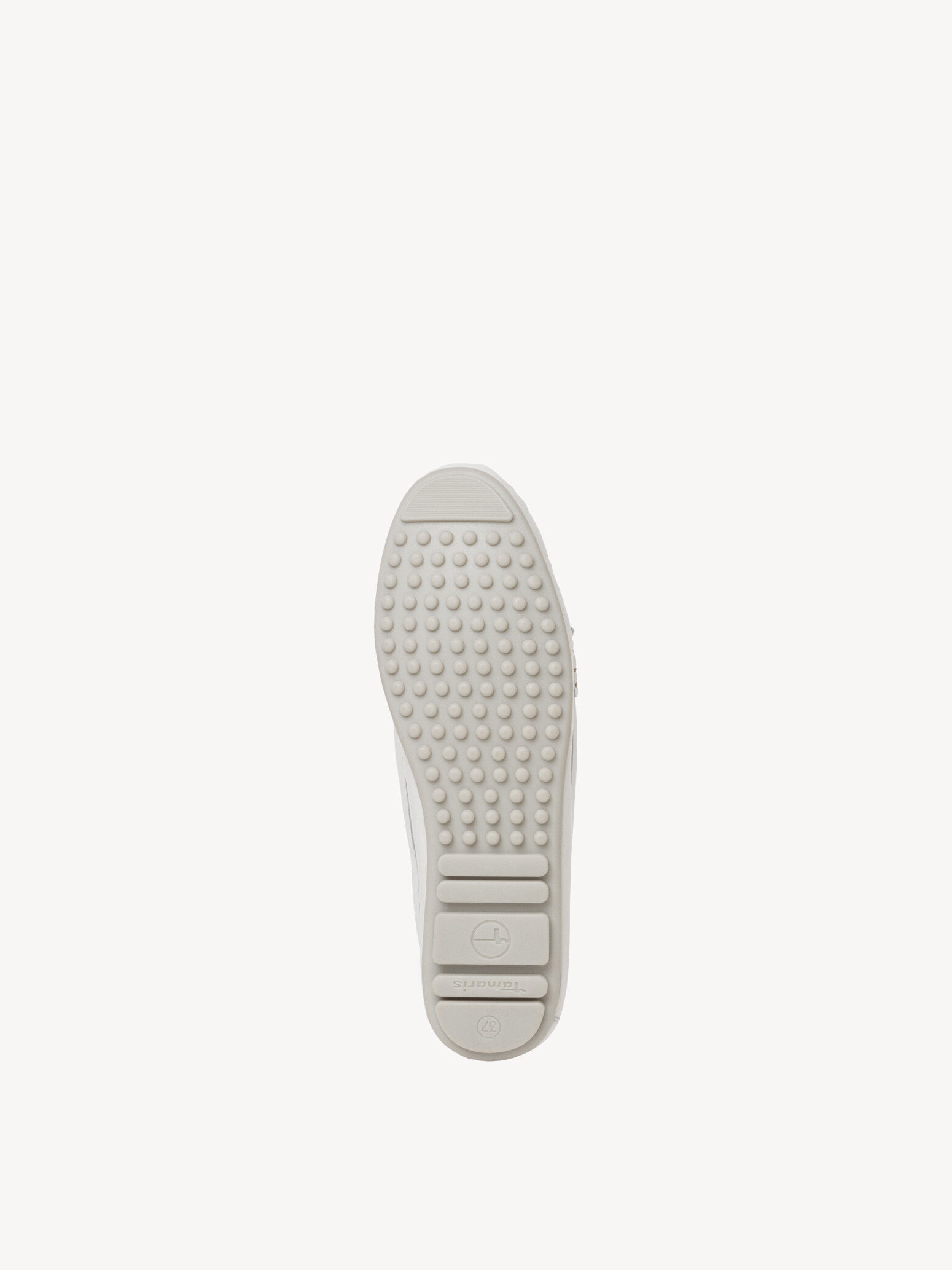 Mocassin en cuir - blanc