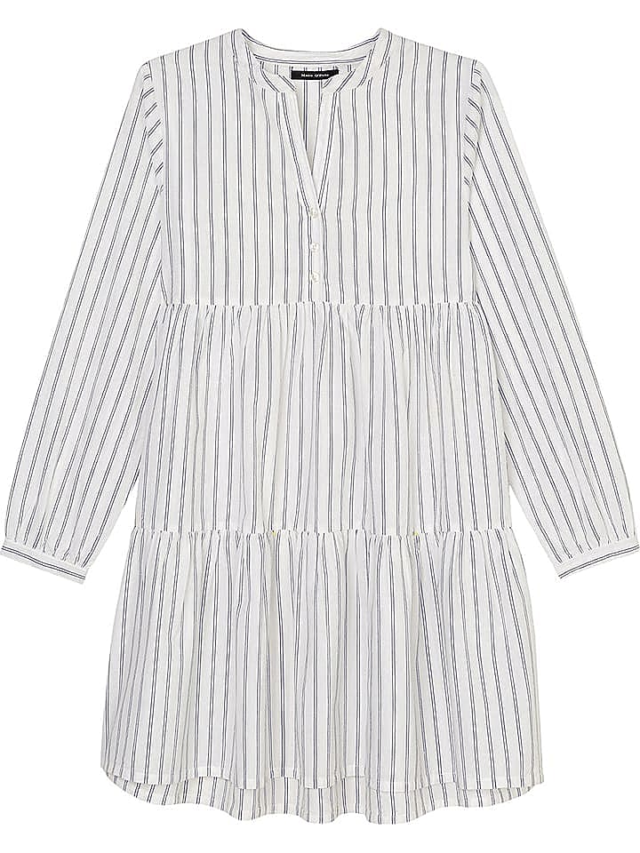 Marc O'Polo Junior Kleid in Weiß/ Blau günstig kaufen 164