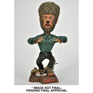 Universal Monsters Head Knocker Wackelkopf-Figur Wolf Man 20 cm