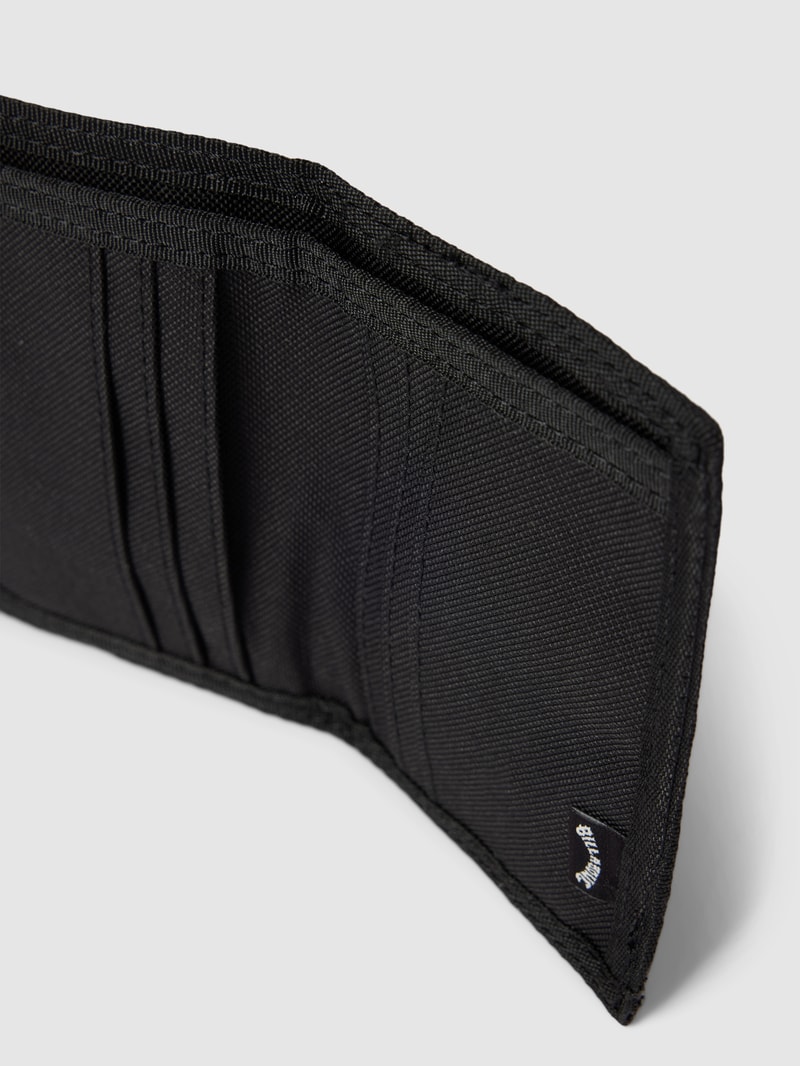 Portemonnaie mit Label-Details Modell 'TRIBONG LITE' in schwarz