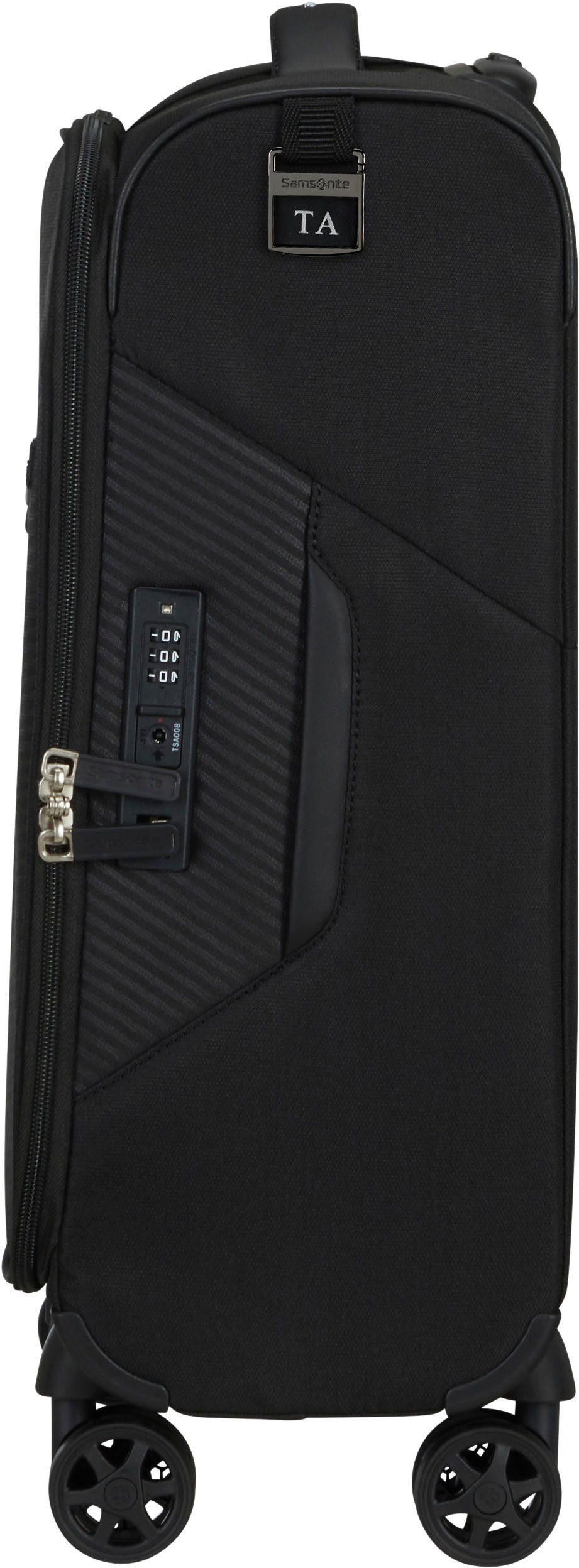 Samsonite Weichgepäck-Trolley Litebeam, black, 55 cm, 4 Rollen