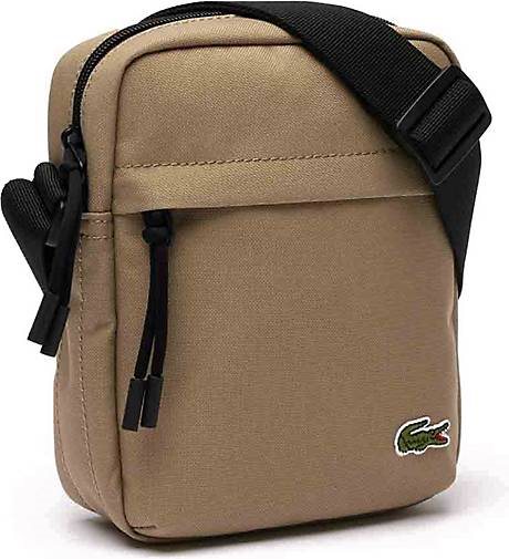 Lacoste Umhängetasche NEOCROC CANVAS VERTICAL ZIP CROSSBODY BAG