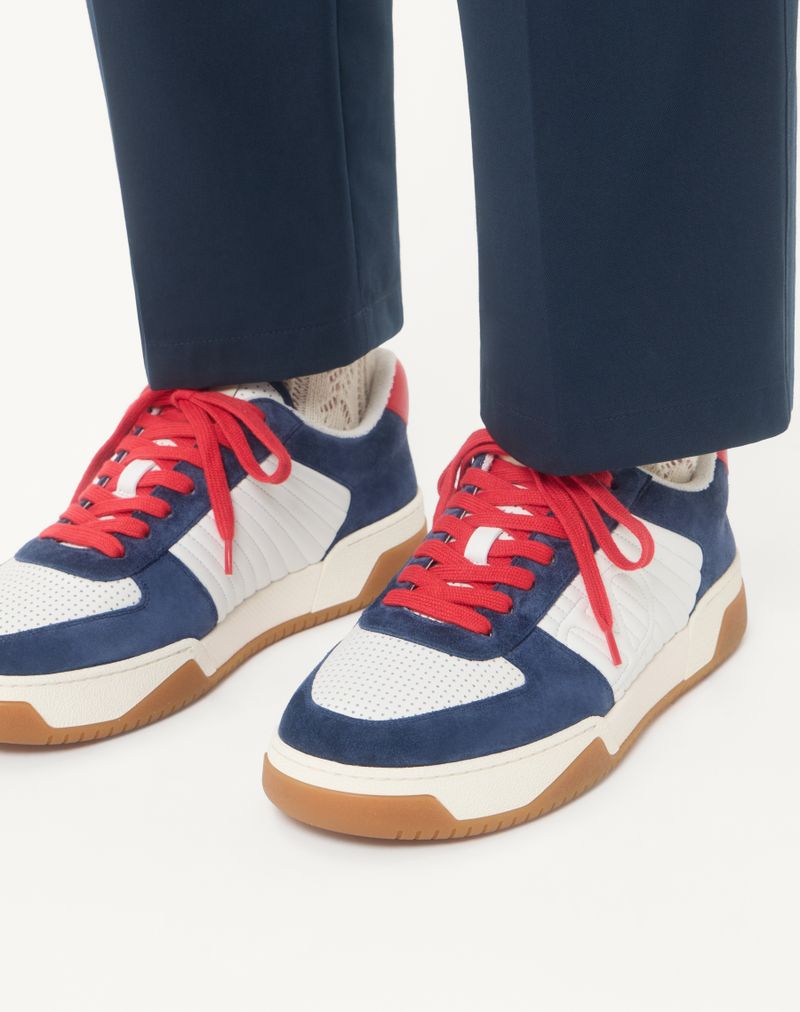 Baskets Sparry en cuir Crust et Nappa