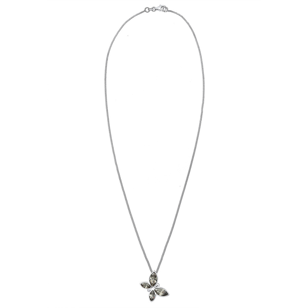 Elli PREMIUM Elli PREMIUM Collier Schmetterling Kristalle 925 Silber collier