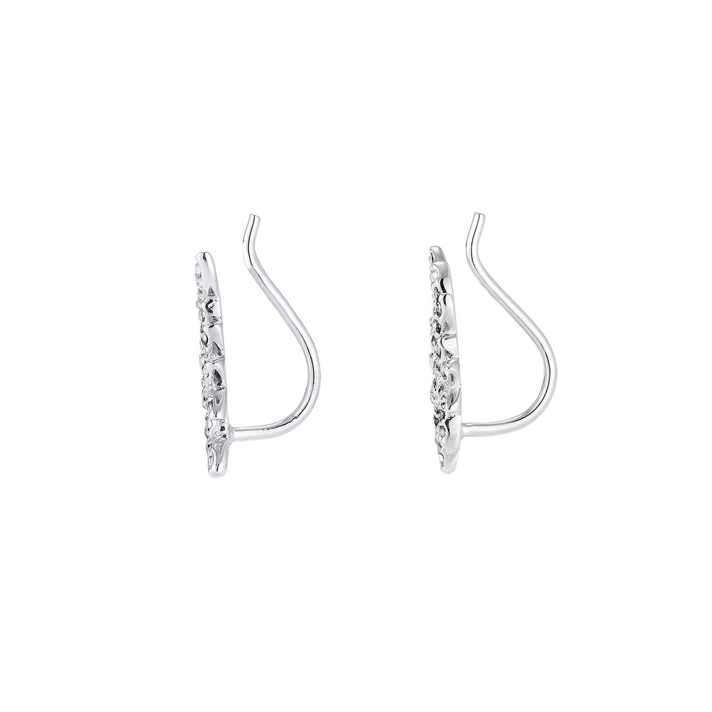 Elli PREMIUM Elli PREMIUM Boucles d'Oreilles Earcuff Kristalle 925 Silber Boucles d'oreilles